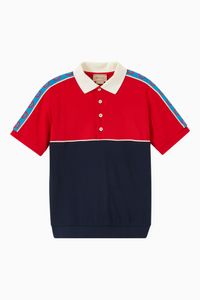 GG Polo in Stretch Cotton Piquet