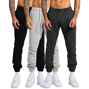 Men's Casual  Sporty Chino Comfort Moisture Wicking Lightweight Breathable Soft Sports Slim Casual Daily Jogger Chinos Sweatpants Trousers Pants Solid Color Drawstring Pocket Elastic Waist Light Lightinthebox