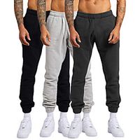 Men's Casual  Sporty Chino Comfort Moisture Wicking Lightweight Breathable Soft Sports Slim Casual Daily Jogger Chinos Sweatpants Trousers Pants Solid Color Drawstring Pocket Elastic Waist Light Lightinthebox - thumbnail