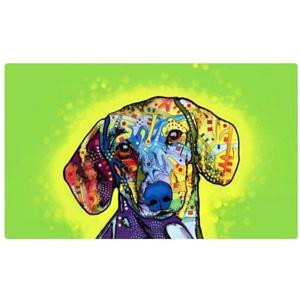 Drymate Dog Bowl Placemat Dachshund 12 x 20 inch/30 cm x 50 cm