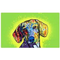 Drymate Dog Bowl Placemat Dachshund 12 x 20 inch/30 cm x 50 cm