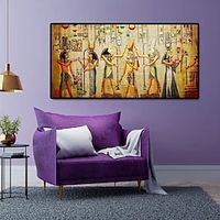 Egyptian Culture Wall Art  Canvas Prints and Posters Abstract Portrait Pictures Decorative Fabric Painting For Living Room Pictures No Frame miniinthebox - thumbnail