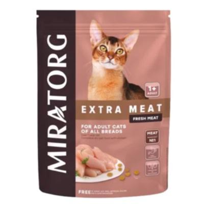 Miratorg Extra Meat With Chicken For All Breed Cat Dry Food - 2.1Kg