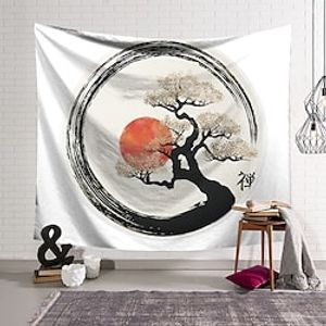 Chinese Style Ink Painting Style Wall Tapestry Art Decor Blanket Curtain Hanging Home Bedroom Living Room Decoration Polyester Lightinthebox
