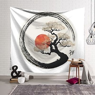 Chinese Style Ink Painting Style Wall Tapestry Art Decor Blanket Curtain Hanging Home Bedroom Living Room Decoration Polyester Lightinthebox