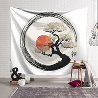 Chinese Style Ink Painting Style Wall Tapestry Art Decor Blanket Curtain Hanging Home Bedroom Living Room Decoration Polyester Lightinthebox - thumbnail