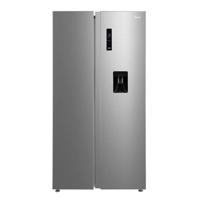 Midea 704L Gross Capacity Side by Side Refrigerator With Water Dispenser, Electronic Touch Screen, Silver MDRS704FIE02AE