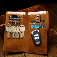 Men Multifunction Car Key Holder Card Holder Wallet - thumbnail