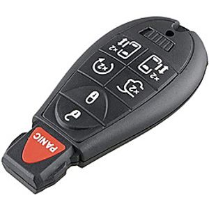 Replacement Keyless Entry Remote Control Key Fob Clicker Transmitter 4 Button For Dodge Grand Caravan M3N5WY783X IYZ-C01C 433 Frequency ID46 Chip Semi-smart miniinthebox