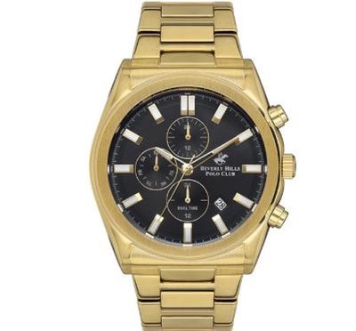 Beverly Hills Polo Club Men's Multi Function Black Dial Watch - BP3344X.150