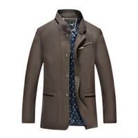 Mens Stylish Business Fall Woolen Jackets - thumbnail