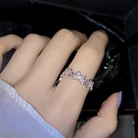 1PC Open Cuff Ring For Women's Gift Engagement Prom Alloy Classic Butterfly Lightinthebox - thumbnail