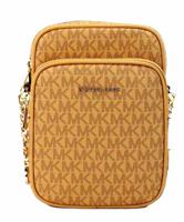 Michael Kors Jet Set Cider PVC Flight Leather North South Chain Crossbody Bag (84482)