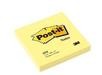 3M POST-IT NOTES 654, 3X3 INCHES, CANARY YELLOW