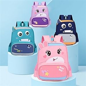 School Backpack Bookbag Cartoon Kawii Multicolor for Student Boys Girls Multi-function Water Resistant Wear-Resistant Polyester Oxford Cloth School Bag Back Pack Satchel 17 inch Lightinthebox