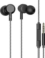 HP Wired Headphone Black - DHE-7001