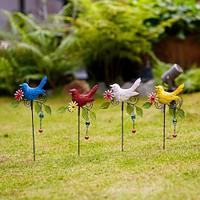 Outdoor Courtyard Lawn Decoration Ground Inserts, Metal Iron Bird Garden Ground Inserts, Garden Ornaments, Courtyard Decoration Lightinthebox