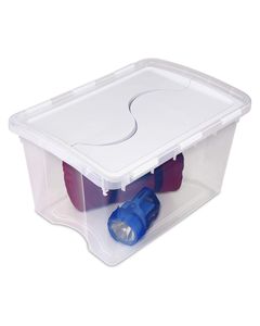 Sterilite Hinged Lid Storage Box 48QT