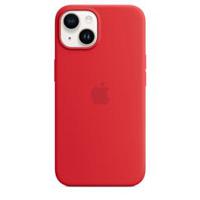 Apple iPhone 14 Silicone Case with MagSafe - (PRODUCT) RED
