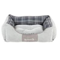 Scruffs Highland Box Dog Bed Grey Small