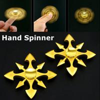 Hand Finger Spinner Tri-Spinner Fidget Zinc Alloy EDC Focus Stress Game Toy ADHD