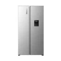 Hisense Side By Side Refrigerator 670 Liters - Silver (RS3P725NMI)