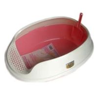 Nutrapet Cat Toilet Deodorized Cat Litter Box 50 x 38 x 20 Cm, Pink