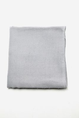 Womens Textured Print Scarf 180 L x 100 W cm  Gray