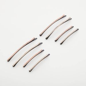 Crystal Studded Hair Pin - Set of 8