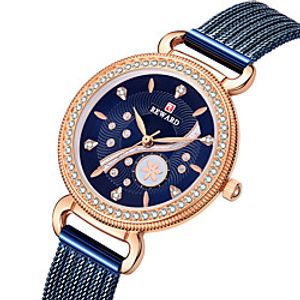 Reward ladies diamond women's watch stainless steel mesh belt waterproof  Lightinthebox