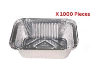 Hotpack Aluminium Container Base With Lid - 1000 Pieces - 8325DB+8325L