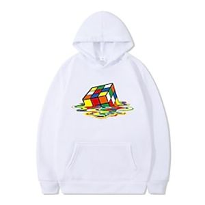 Inspired by The Big Bang Theory Rubik's cube Hoodie Cartoon Manga Anime Front Pocket Graphic Hoodie For Men's Women's Unisex Adults' Hot Stamping 100% Polyester Casual Daily Lightinthebox