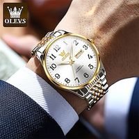 OLEVS Brand Men'S Watches Luminous Calendar Waterproof Automatic Mechanical Watch Simple Light Luxury Men'S Watches Lightinthebox - thumbnail