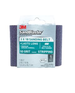 3M Premium 50 Grit Coarse Sanding Belt