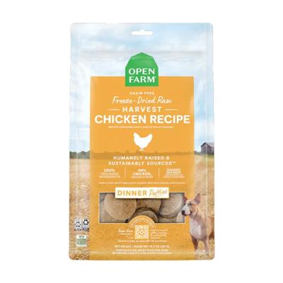 Open Farm Freeze Dried Raw Harvest Chicken Patties Dry Dog Food - 297G Open Farm Freeze Dried Raw Harvest Chicken Patties Dry Dog Food - 297G