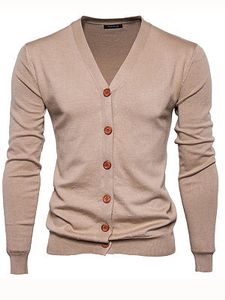 Basic Single Breasted Plain Men'S Cardigan