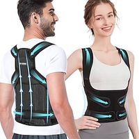 Fit Geno Back Brace Posture Corrector for Women and Men, Back Straightener Posture Corrector, Scoliosis and Hunchback Correction, Back Pain, Spine Corrector, Support, Adjustable Posture Trainer Lightinthebox - thumbnail