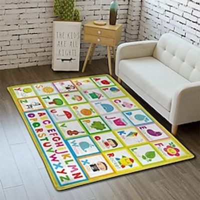 Kids Play Rug for Baby Play Mat for Floor Kids Rugs for Playroom Playtime Season Educational Area Rug for Kids Room Classroom miniinthebox