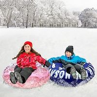 Snow Tube Inflatable Ski Circle Ski Tire Sequin Snowflake Children's Universal Ski Board Ski Skiing Grass Skating Range 36 inches Lightinthebox - thumbnail
