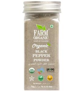 Farm Organic Black Pepper Powder 70 g