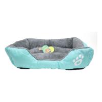 Nutrapet Grizzly Square Dog Bed Green Small - 43 x 32 cm