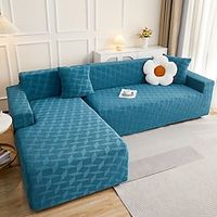Stretch Couch Covers Jacquard Sectional Sofa Cover For Dogs Pet, Farmhouse Slipcovers For Love Seat, L Shaped,3 Seater, U Shaped, Arm Chair Washable Couch Protector miniinthebox - thumbnail
