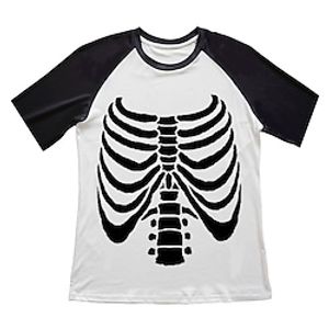 Kids Boys T shirt Short Sleeve 3D Print Skull Crewneck Black Children Tops Spring Summer Active Fashion Daily Daily Outdoor Regular Fit 3-12 Years Lightinthebox