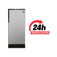 Hitachi 187 Ltr Single Door Refrigerator, R200EUK9PSV, Silver Color