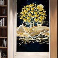 A 3d Mural Of A Peacock In Entryway Tree Home Decoration Comtemporary Classic Wall Covering Canvas Material Self adhesive Wallpaper Mural Wall Cloth Lightinthebox - thumbnail