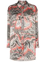 Rave Review electra dragon print shirt - PRINTED