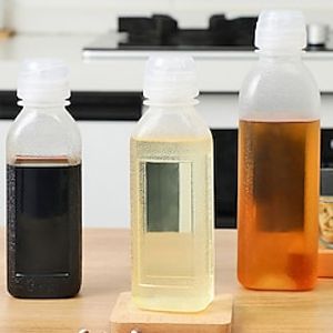 Kitchen Plastic Seasoning Scream Oil Pot Filled With Soy Sauce Vinegar Squeeze Bottle Squeeze Sauce Bottle Oil Tank Squeeze Bottle Oil Bottle miniinthebox