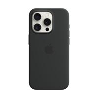 Apple iPhone 15 Pro Silicone Case with MagSafe - Black