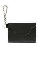 Black Leather Card Holder - thumbnail