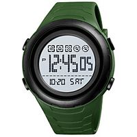 SKMEI Men's Sport Watch Digital Digital Sporty Outdoor Calendar / date / day Chronograph Alarm Clock / One Year / Silicone miniinthebox - thumbnail